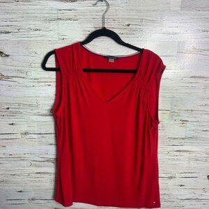 Tommy Hilfiger Red Sleeveless Tank Top